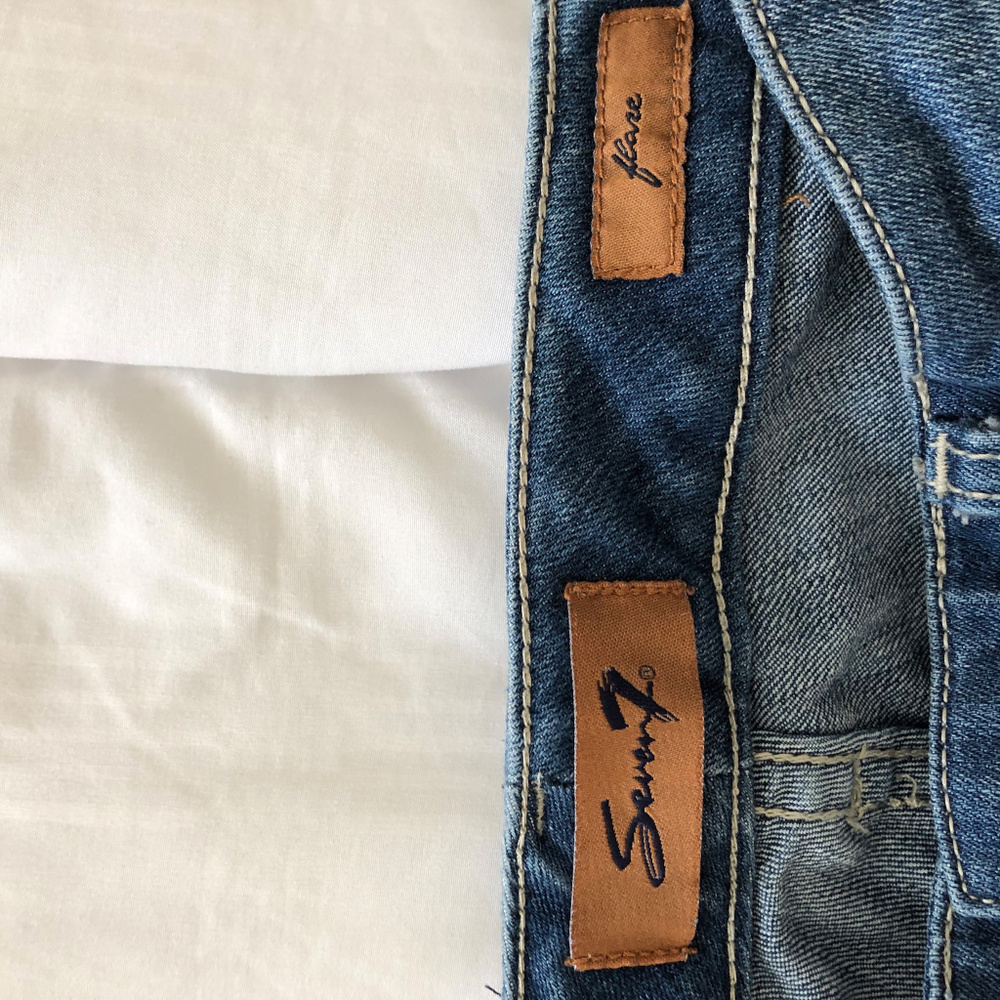 Seven7 Jeans Flare Leg Size 26 - Picture 6 of 7